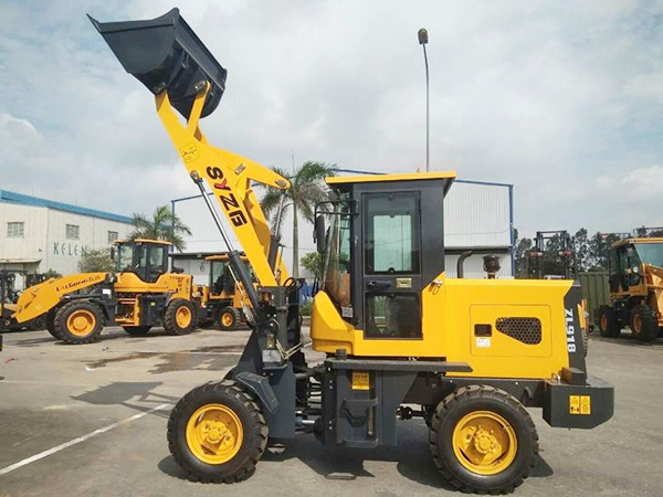 Xe máy xúc lật JingYu ZL918 gầu 0.35m3