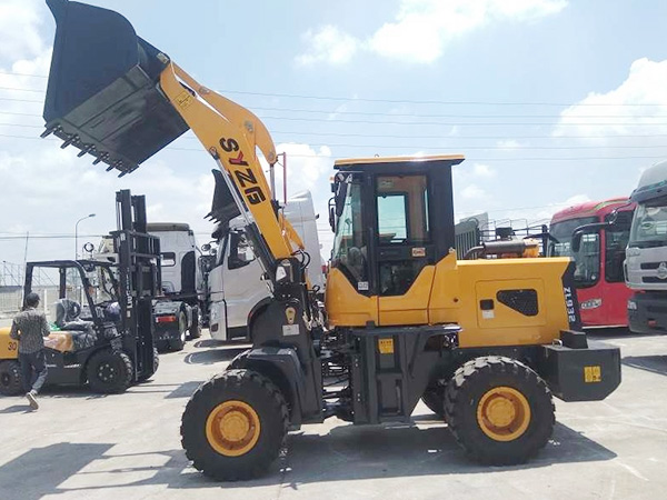 Xe máy xúc lật JingYu ZL932 gầu 0.9m3