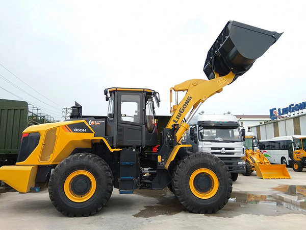 Xe máy xúc lật LiuGong CLG855H gầu 3.3m3 - 3.7m3 phiên bản cao cấp